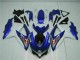 2008-2010 Blue White GSXR 600/750 Motorcycle Fairing Kits