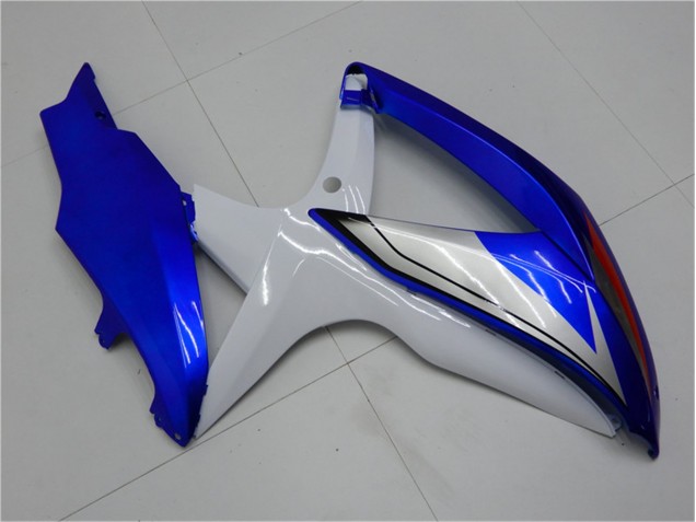 2008-2010 Blue White GSXR 600/750 Motorcycle Fairings 2008-2010 Blue White GSXR 600/750 Motorcycle Fairings