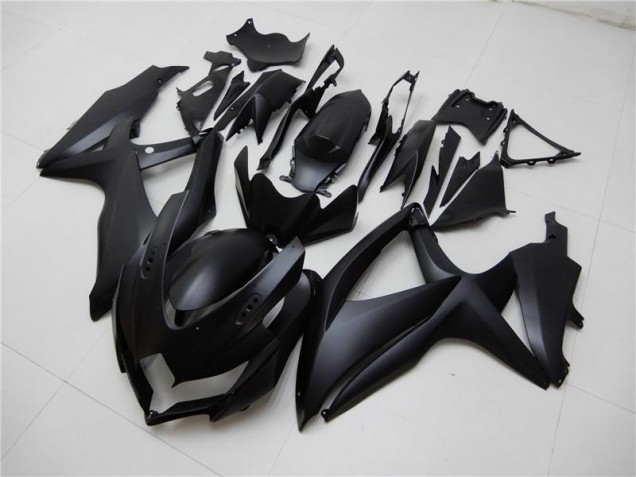 2008-2010 Matte Black GSXR 600/750 Motorcycle Fairings 2008-2010 Matte Black GSXR 600/750 Motorcycle Fairings