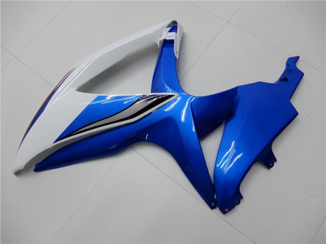 2008-2010 White Blue GSXR 600/750 Motorcycle Fairing 2008-2010 White Blue GSXR 600/750 Motorcycle Fairing