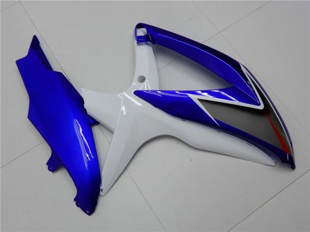 2008-2010 White Blue GSXR 600/750 Motorcycle Fairings 2008-2010 White Blue GSXR 600/750 Motorcycle Fairings