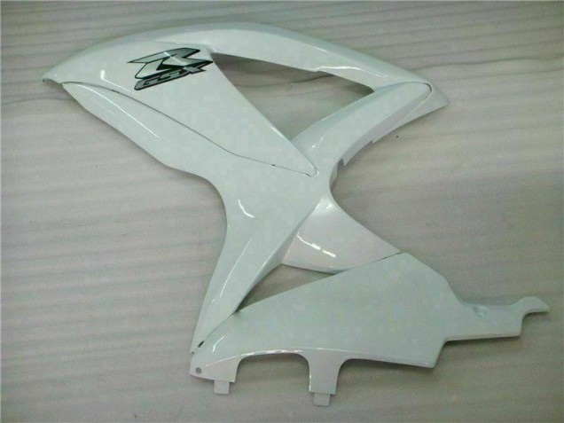 2008-2010 White GSXR 600/750 Motorcycle Fairing 2008-2010 White GSXR 600/750 Motorcycle Fairing