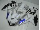 2008-2010 White Silver Blue GSXR 600/750 Motorcycle Fairings 2008-2010 White Silver Blue GSXR 600/750 Motorcycle Fairings