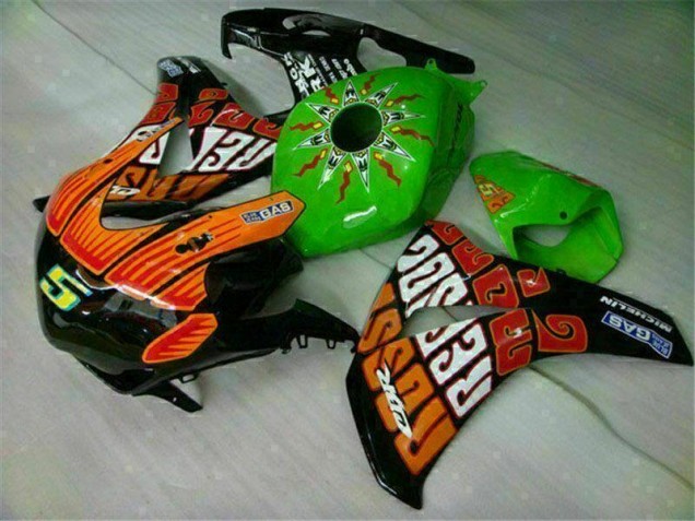 2008-2011 Green Orange CBR1000RR Motorcycle Fairings