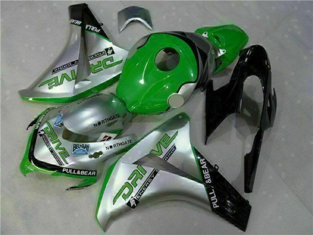 2008-2011 Green Silver CBR1000RR Motorcycle Fairings 2008-2011 Green Silver CBR1000RR Motorcycle Fairings
