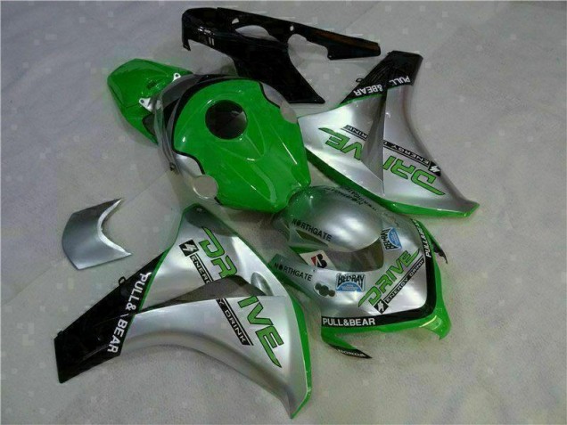 2008-2011 Green Silver CBR1000RR Motorcycle Fairings 2008-2011 Green Silver CBR1000RR Motorcycle Fairings