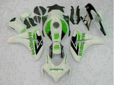 2008-2011 Green White CBR1000RR Motorcycle Bodywork