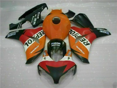 2008-2011 Orange Repsol CBR1000RR Motorcycle Fairings