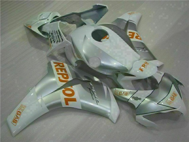 2008-2011 Silver CBR1000RR Motorcycle Fairings 2008-2011 Silver CBR1000RR Motorcycle Fairings