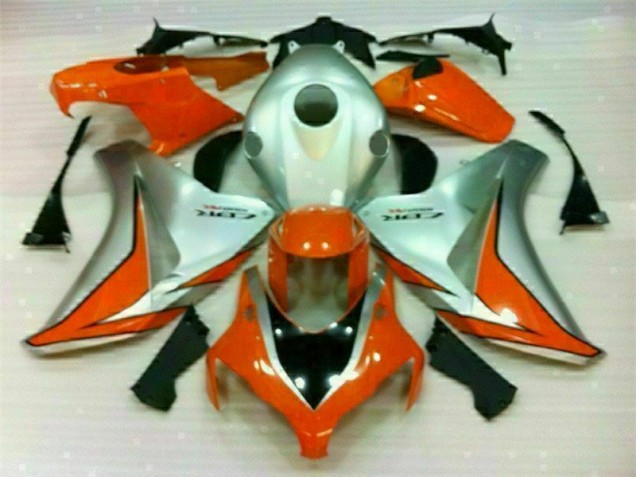 2008-2011 Silver Orange CBR1000RR Motorcycle Fairings 2008-2011 Silver Orange CBR1000RR Motorcycle Fairings