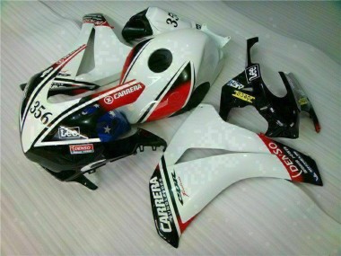 2008-2011 White Black CBR1000RR Motorcycle Fairings