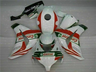 2008-2011 White Red CBR1000RR Motorcycle Fairing