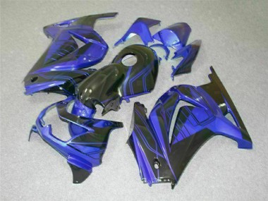 2008-2012 Black Blue EX250 Motorcycle Fairing