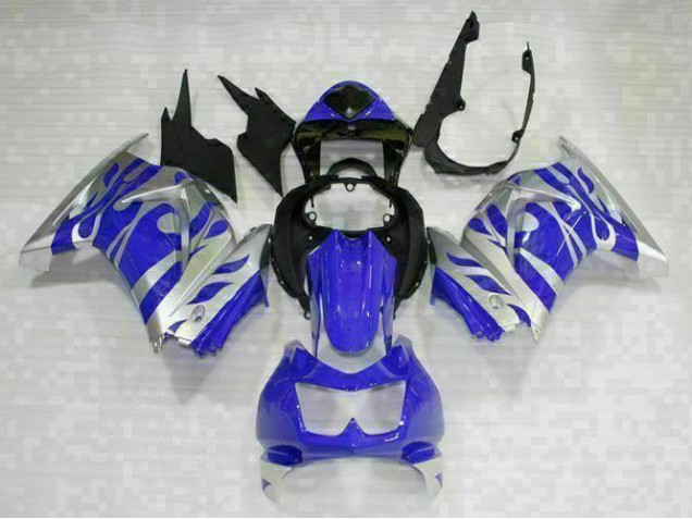 2008-2012 Black Blue EX250 Motorcycle Fairings 2008-2012 Black Blue EX250 Motorcycle Fairings