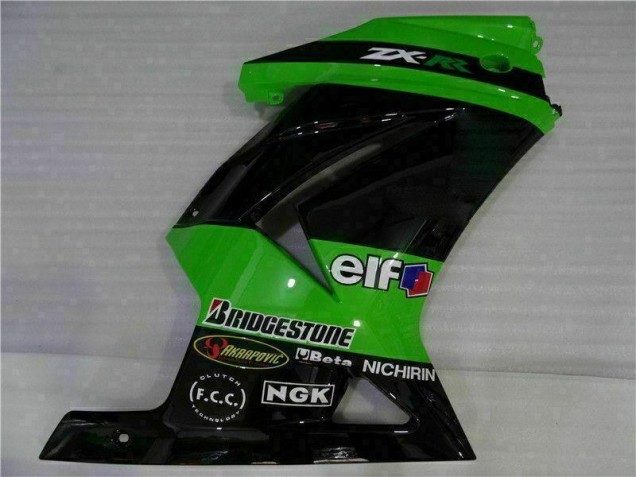 2008-2012 Black Green EX250 Motorcycle Bodywork 2008-2012 Black Green EX250 Motorcycle Bodywork