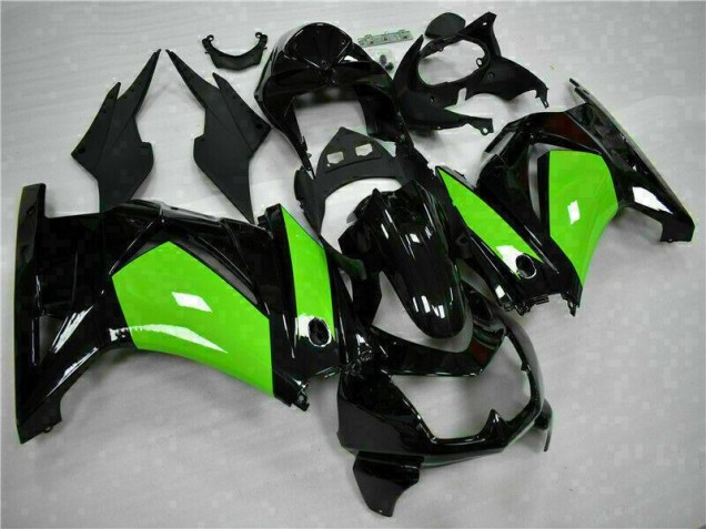 2008-2012 Black Green EX250 Motorcycle Fairings 2008-2012 Black Green EX250 Motorcycle Fairings