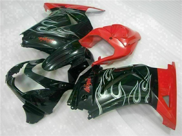 2008-2012 Black Red Ninja EX250 Motorcycle Fairings 2008-2012 Black Red Ninja EX250 Motorcycle Fairings