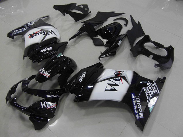 2008-2012 Black West ZX250R Motorcycle Fairings 2008-2012 Black West ZX250R Motorcycle Fairings