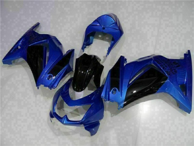 2008-2012 Blue Black EX250 Motorcycle Fairings 2008-2012 Blue Black EX250 Motorcycle Fairings