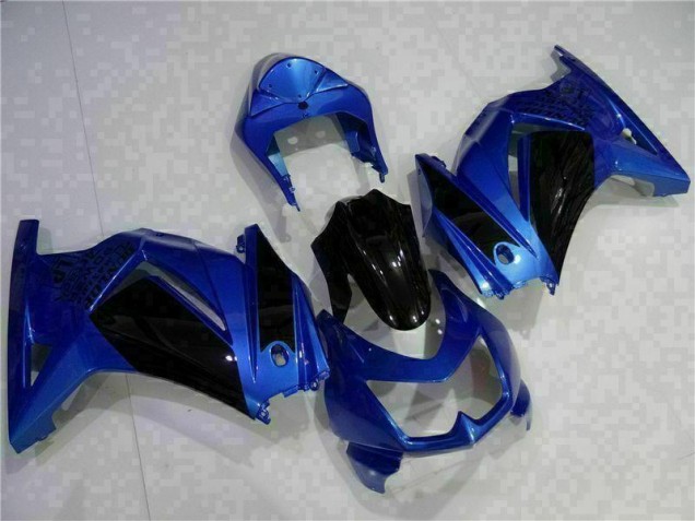 2008-2012 Blue Black EX250 Motorcycle Fairings 2008-2012 Blue Black EX250 Motorcycle Fairings