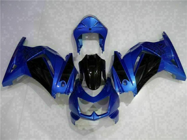 2008-2012 Blue Black EX250 Motorcycle Fairings 2008-2012 Blue Black EX250 Motorcycle Fairings