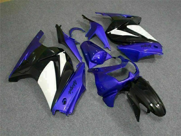2008-2012 Blue White Black Ninja EX250 Motorcycle Fairings 2008-2012 Blue White Black Ninja EX250 Motorcycle Fairings