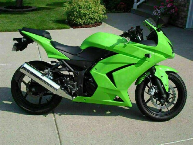 2008-2012 Green EX250 Motorcycle Fairing 2008-2012 Green EX250 Motorcycle Fairing