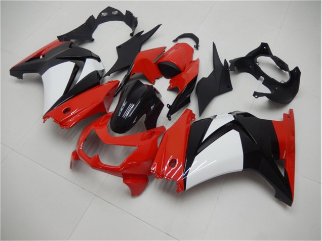 2008-2012 Red Black White EX250 Motorcycle Fairings 2008-2012 Red Black White EX250 Motorcycle Fairings