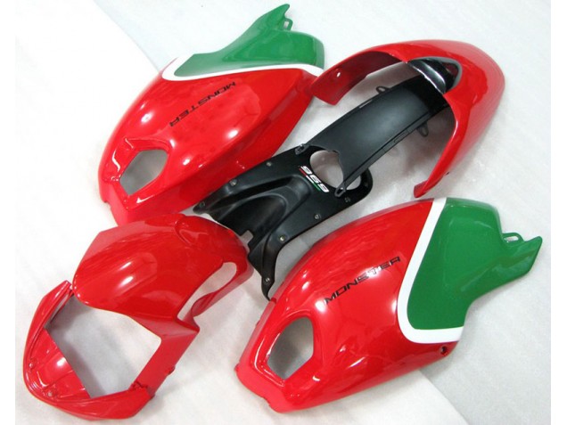 2008-2012 Red Green Monster Ducati Monster 696 Motorcycle Fairings 2008-2012 Red Green Monster Ducati Monster 696 Motorcycle Fairings