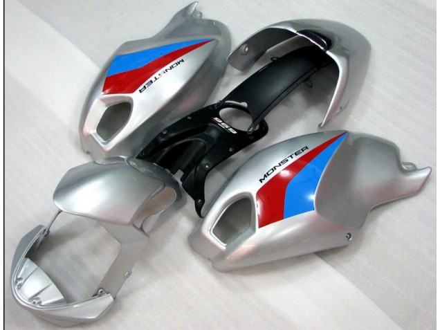 2008-2012 Silver Monster Ducati Monster 696 Motorcycle Fairings 2008-2012 Silver Monster Ducati Monster 696 Motorcycle Fairings