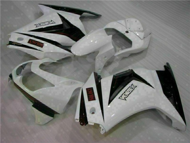 2008-2012 White Black EX250 Motorcycle Fairings 2008-2012 White Black EX250 Motorcycle Fairings