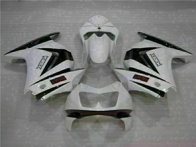 2008-2012 White Black EX250 Motorcycle Fairings 2008-2012 White Black EX250 Motorcycle Fairings