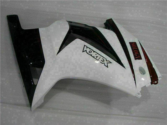 2008-2012 White Black EX250 Motorcycle Fairings 2008-2012 White Black EX250 Motorcycle Fairings