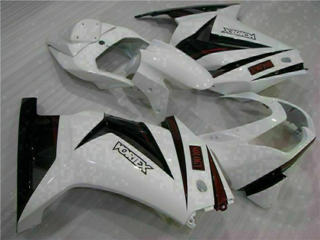 2008-2012 White Black EX250 Motorcycle Fairings 2008-2012 White Black EX250 Motorcycle Fairings