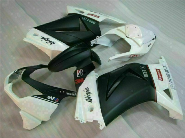 2008-2012 White Black Ninja 3M EX250 Motorcycle Fairings 2008-2012 White Black Ninja 3M EX250 Motorcycle Fairings
