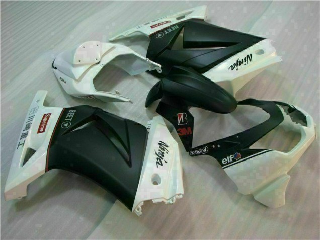 2008-2012 White Black Ninja 3M EX250 Motorcycle Fairings 2008-2012 White Black Ninja 3M EX250 Motorcycle Fairings