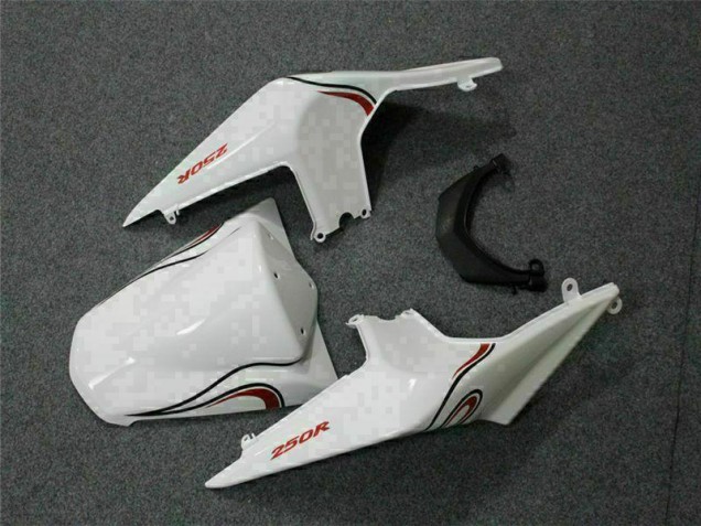 2008-2012 White Red EX250 Motorcycle Fairings 2008-2012 White Red EX250 Motorcycle Fairings