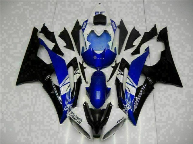 2008-2016 Blue Black YZF R6 Full Motorcycle Fairing Kits 2008-2016 Blue Black YZF R6 Full Motorcycle Fairing Kits