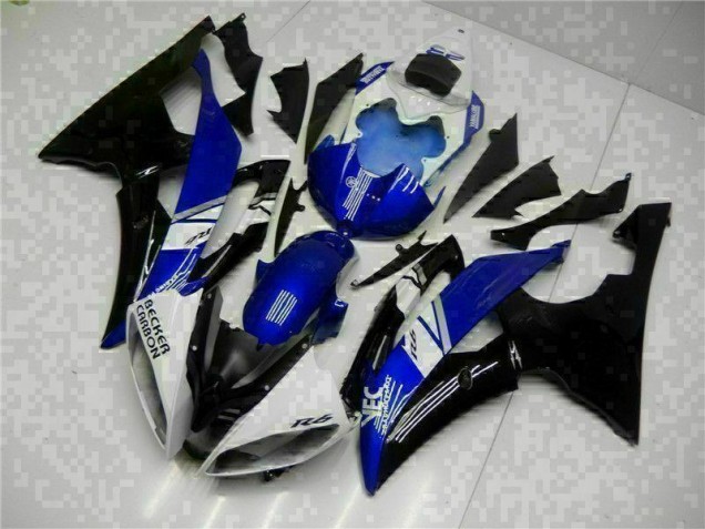 2008-2016 Blue Black YZF R6 Full Motorcycle Fairing Kits 2008-2016 Blue Black YZF R6 Full Motorcycle Fairing Kits