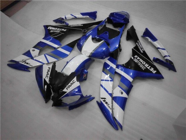 2008-2016 Blue White FAAC YZF R6 Motorcycle Fairings 2008-2016 Blue White FAAC YZF R6 Motorcycle Fairings
