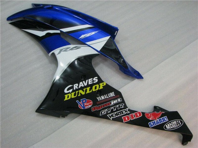 2008-2016 Blue YZF R6 Motorcycle Fairings