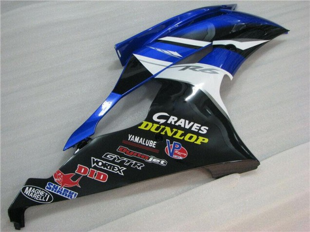 2008-2016 Blue YZF R6 Motorcycle Fairings
