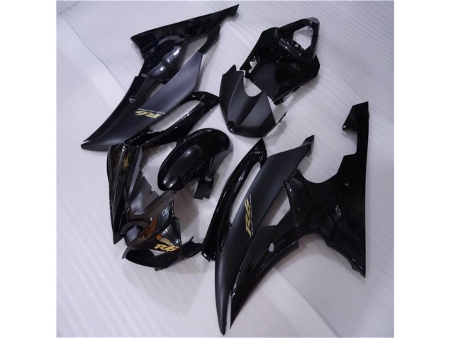 2008-2016 Glossy Matte Black YZF R6 Motorcycle Fairings