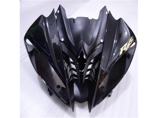 2008-2016 Glossy Matte Black YZF R6 Motorcycle Fairings