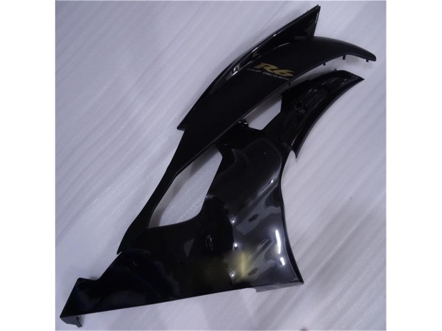 2008-2016 Glossy Matte Black YZF R6 Motorcycle Fairings