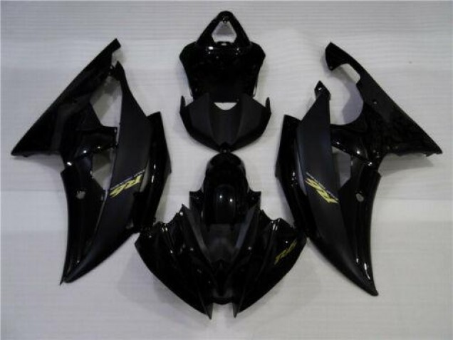 2008-2016 Glossy Matte Black YZF R6 Motorcycle Fairings