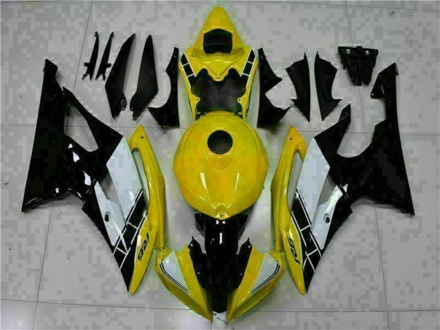 2008-2016 Yellow Black YZF R6 Motorcycle Bodywork 2008-2016 Yellow Black YZF R6 Motorcycle Bodywork