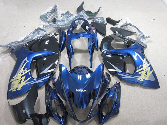 2008-2019 Blue White Gold Decal GSXR 1300 Hayabusa Motorcycle Fairings 2008-2019 Blue White Gold Decal GSXR 1300 Hayabusa Motorcycle Fairings