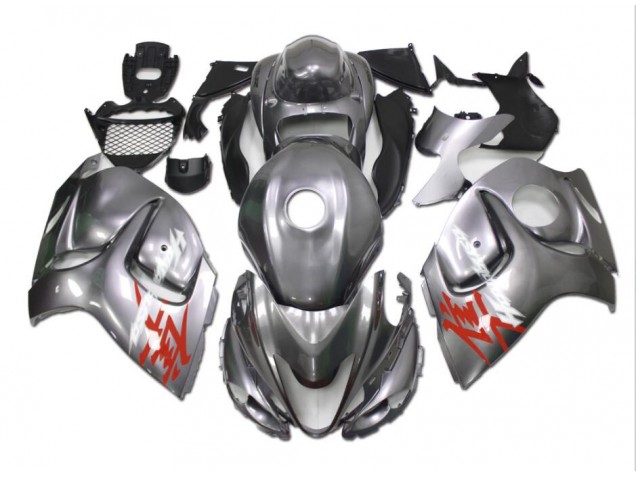 2008-2019 Silver GSXR 1300 Hayabusa Motorcycle Fairings