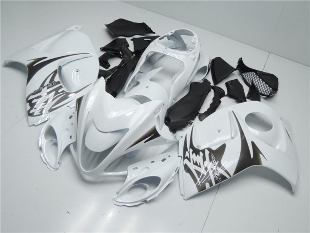 2008-2019 White GSXR 1300 Hayabusa Motorcycle Fairings 2008-2019 White GSXR 1300 Hayabusa Motorcycle Fairings